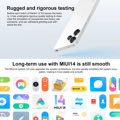 Xiaomi Redmi 12 5G, 8GB+128GB,  6.79 inch MIUI 14 Qualcomm Snapdragon 4 Gen2 Octa Core up to 2.2GHz, Network: 5G, Not Support Google Play(Dark Grey) - Xiaomi Redmi by Xiaomi | Online Shopping UK | buy2fix