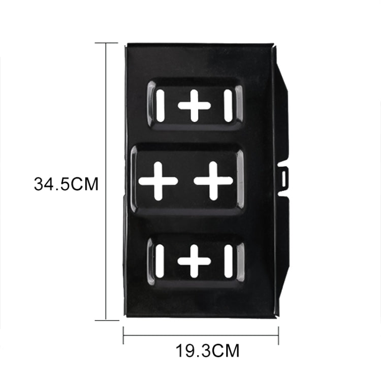 Car Universal Battery Bracket Adjustable Battery Fixed Holder + Base Tray, Size:34.5cm Base + 19cm Bracket - In Car by buy2fix | Online Shopping UK | buy2fix