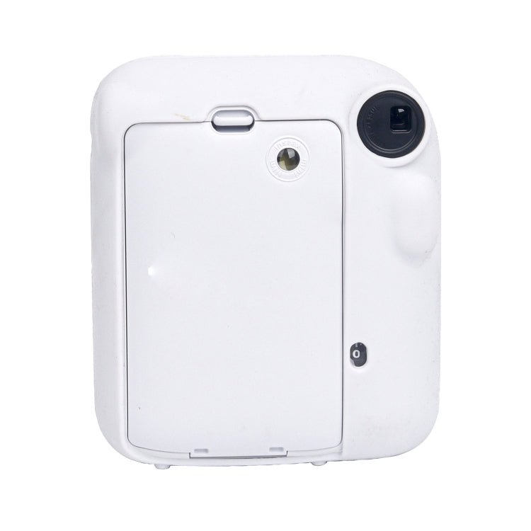 For FUJIFILM instax mini 12 Soft Silicone Camera Protective Case(White) - Protective Case by buy2fix | Online Shopping UK | buy2fix