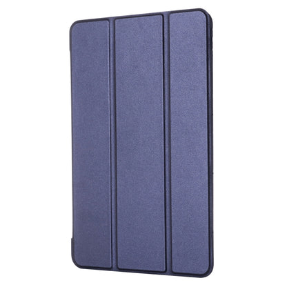 For Huawei Matepad 10.4 GEBEI Shockproof Horizontal Flip Leather Case with Three-folding Holder(Blue) - Huawei by GEBEI | Online Shopping UK | buy2fix