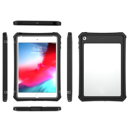 For iPad mini (2019) RedPepper Shockproof Waterproof PC + TPU Protective Case with Lanyard & Holder(Black) - iPad mini (2019) / mini 5 Cases by RedPepper | Online Shopping UK | buy2fix