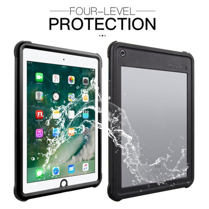 For iPad 9.7 (2017) / (2018) / Air RedPepper Shockproof Waterproof PC + TPU Protective Case with Holder(Black) - iPad 9.7 (2018) & (2017) Cases by RedPepper | Online Shopping UK | buy2fix