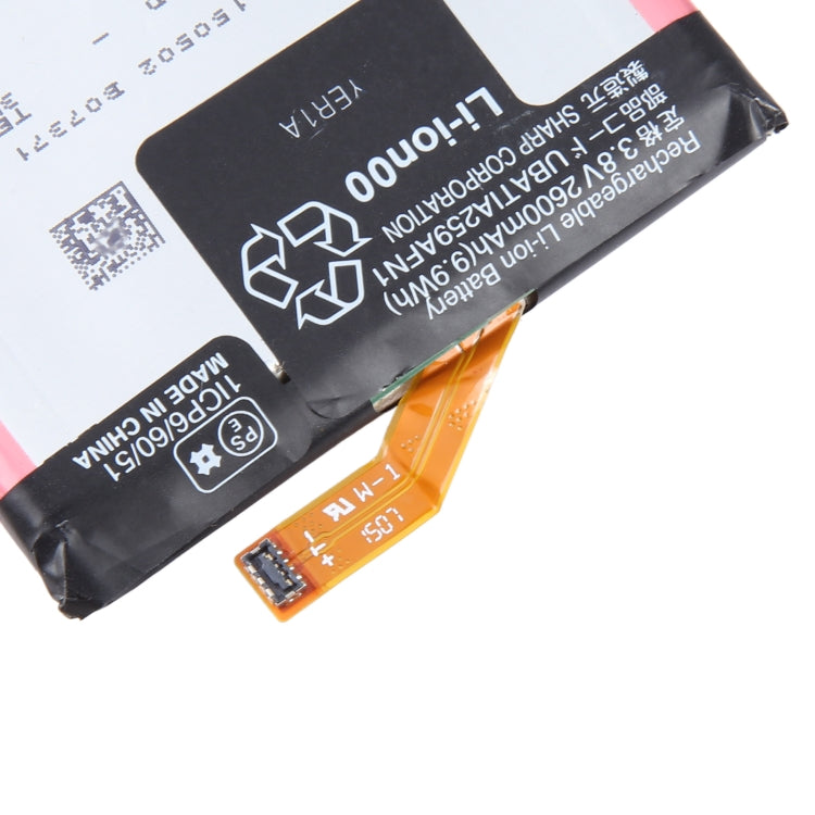 For  Sharp SHV32 Battery Replacement UBATIA259AFN1 2600mAh - Others by buy2fix | Online Shopping UK | buy2fix