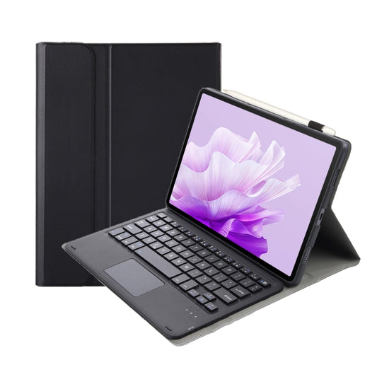 For Huawei MatePad Air 11.5 inch 2023 AH14-A Lambskin Texture Ultra-thin Detachable Bluetooth Keyboard Leather Case with Touchpad(Black) - Huawei Keyboard by buy2fix | Online Shopping UK | buy2fix