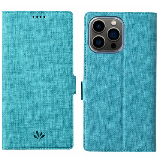 For iPhone 15 Pro Max ViLi K Series Dual-side Buckle Magsafe Leather Phone Case(Blue) - iPhone 15 Pro Max Cases by ViLi | Online Shopping UK | buy2fix