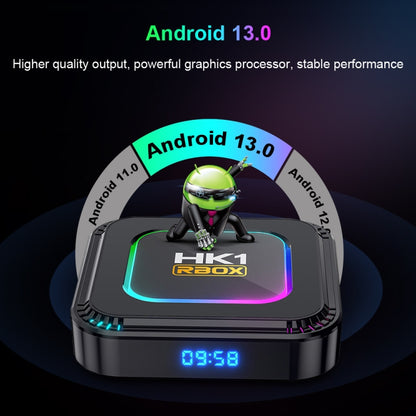 HK1 RBOX K8 8K Android 13.0 Smart TV Box with Remote Control, 4GB+128GB, RK3528 Quad-Core(AU Plug) - Others by buy2fix | Online Shopping UK | buy2fix