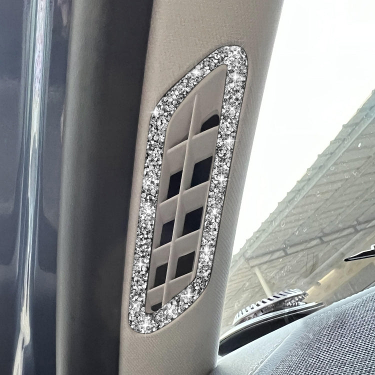 For Ford Mustang Mach E 2021 Car Door Pillar Air Outlet Diamond Decorative Sticker - Car Interior Mouldings by buy2fix | Online Shopping UK | buy2fix