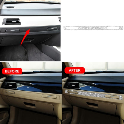 For BMW 3 Series E90 / E92 / E93 2005-2012 Car Passenger Side Center Control Diamond Decorative Sticker, Right Drive - Car Interior Mouldings by buy2fix | Online Shopping UK | buy2fix