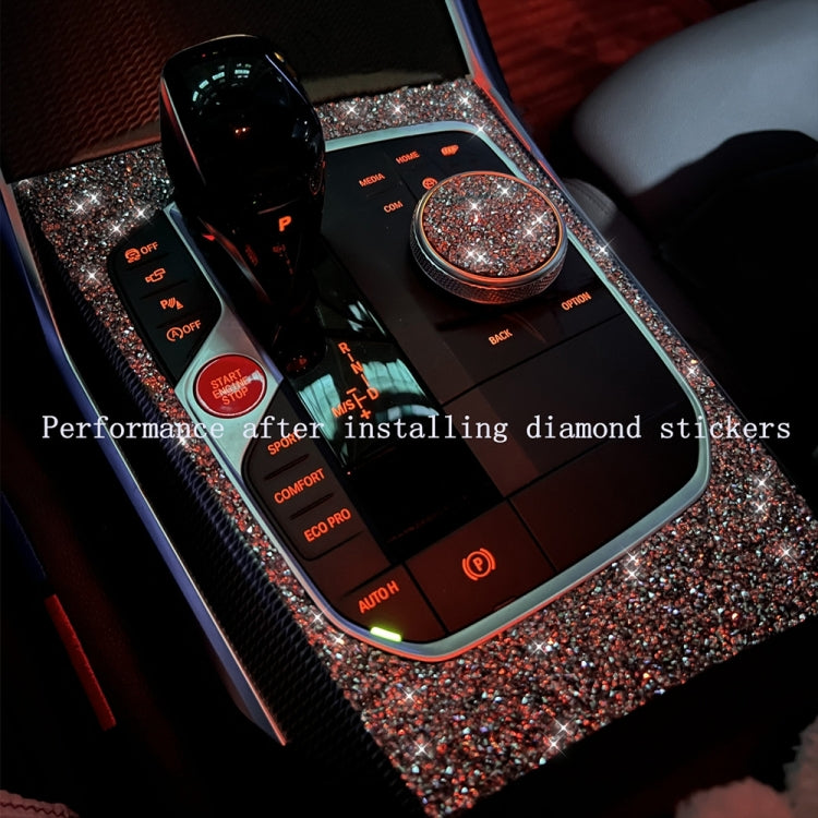 For Ford Mustang 2015-2020 Car Seat Adjustment Button Diamond Decoration Sticker, Right Drive - Car Interior Mouldings by buy2fix | Online Shopping UK | buy2fix