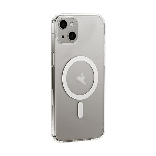 For iPhone 15 Plus USAMS Ice Magnet Series MagSafe PC + TPU Phone Case(Transparent) - iPhone 15 Plus Cases by USAMS | Online Shopping UK | buy2fix