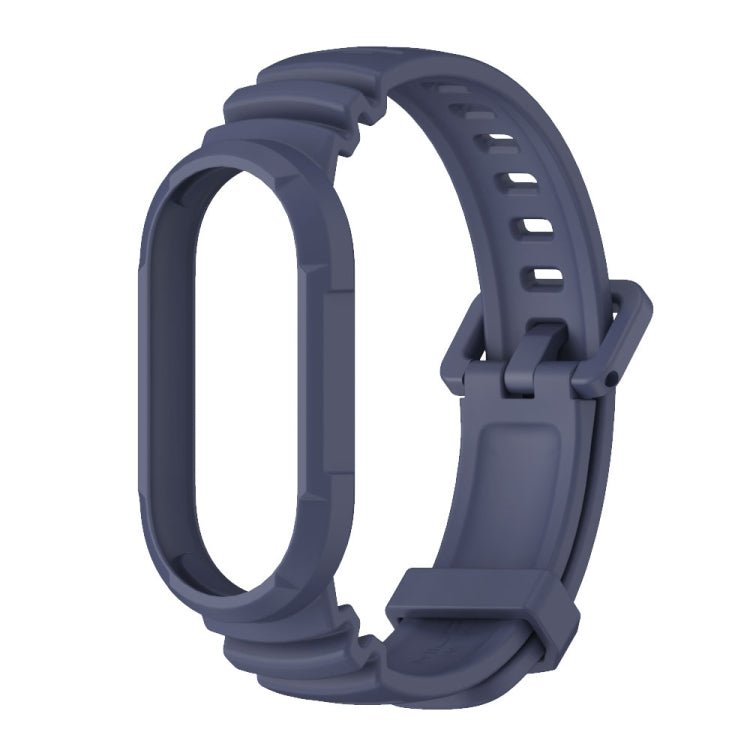 For Xiaomi Mi Band 8 MIJOBS GS Unibody Solid Color Sports Watch Band(Midnight Blue) - Watch Bands by MIJOBS | Online Shopping UK | buy2fix