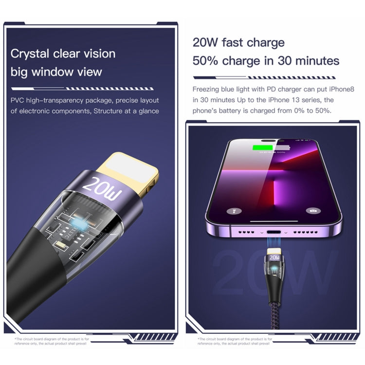 TOTU BT-018 Ming Series PD 60W Type-C to Type-C Fast Charging Data Cable, Length:1.5m(Purple) - USB-C & Type-C Cable by TOTUDESIGN | Online Shopping UK | buy2fix