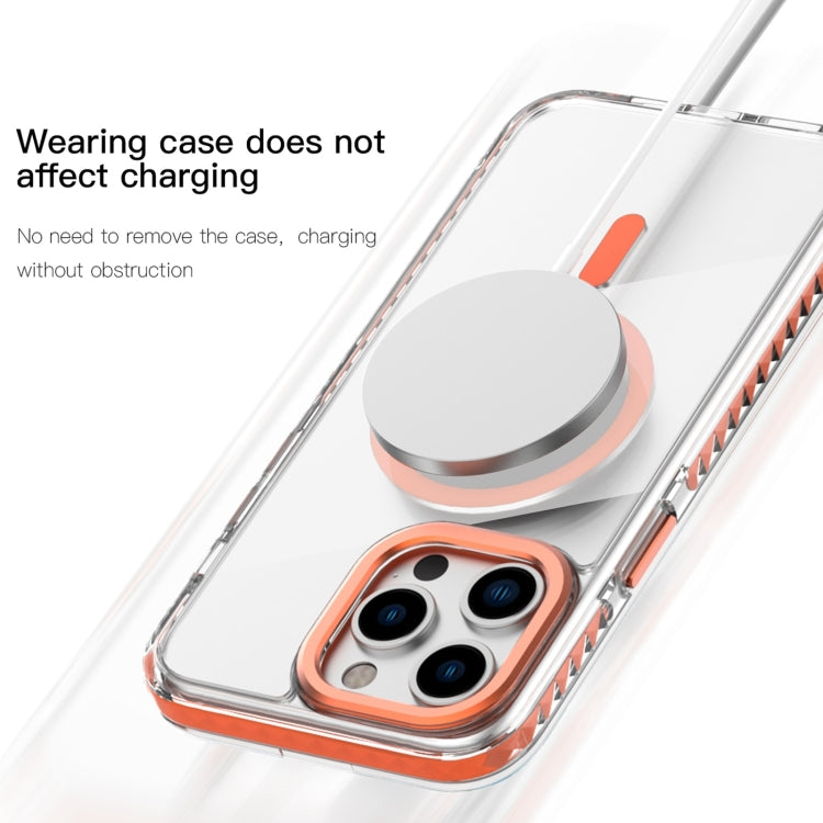 For iPhone 15 Pro Max Mutural Cushion Series MagSafe Magnetic Phone Case(Purple) - iPhone 15 Pro Max Cases by Mutural | Online Shopping UK | buy2fix