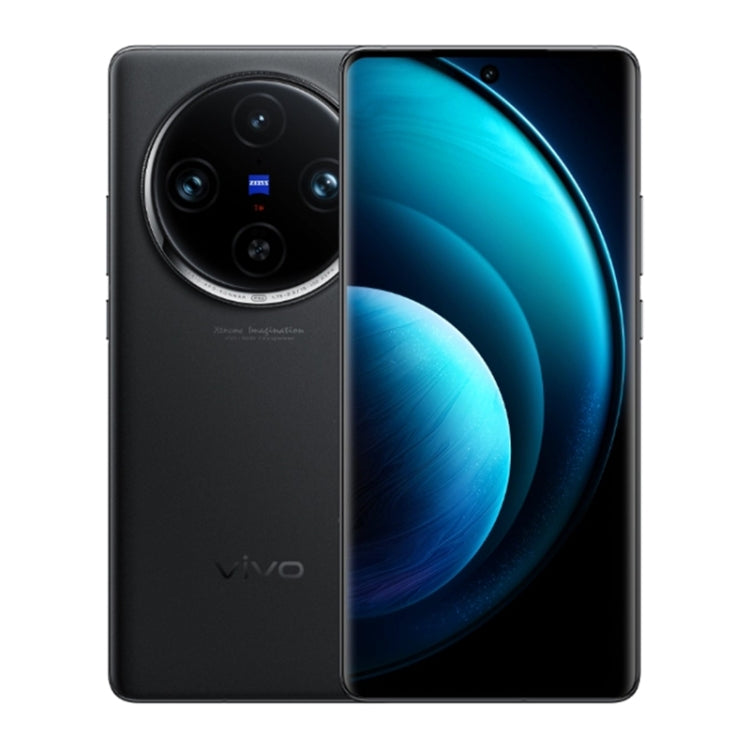 vivo X100 Pro, 16GB+512GB, Face ID / Fingerprint Identification, 6.78 inch Android 14 OriginOS 4 Dimensity 9300 Octa Core 3.25GHz, OTG, NFC, Network: 5G(Black) - vivo by vivo | Online Shopping UK | buy2fix