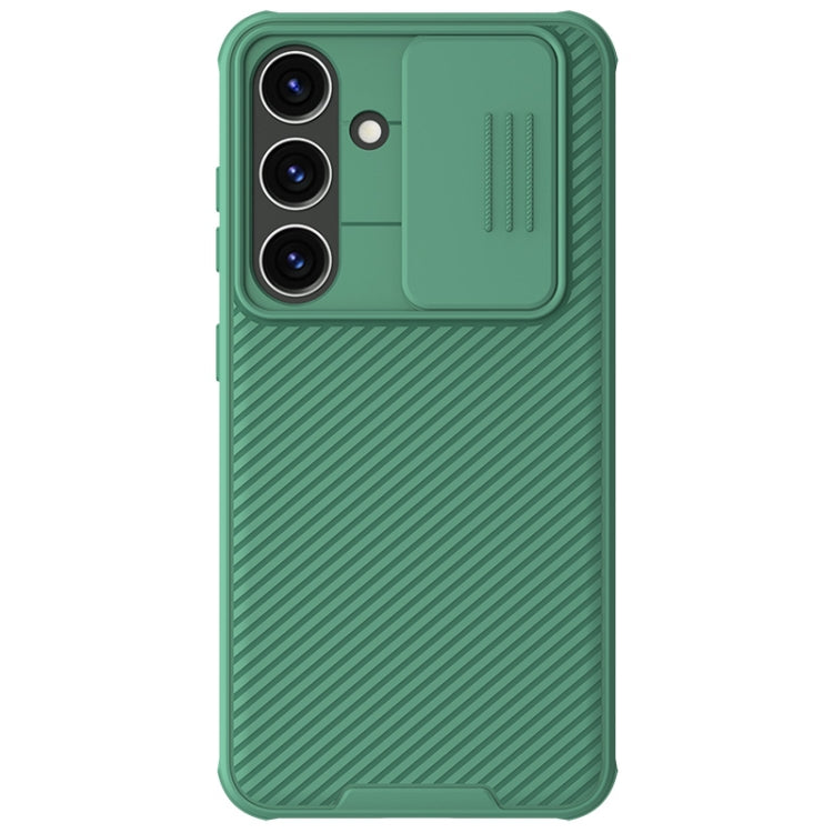 For Samsung Galaxy S24 5G NILLKIN Black Mirror Pro Series Camshield PC Phone Case(Green) - Galaxy S24 5G Cases by NILLKIN | Online Shopping UK | buy2fix