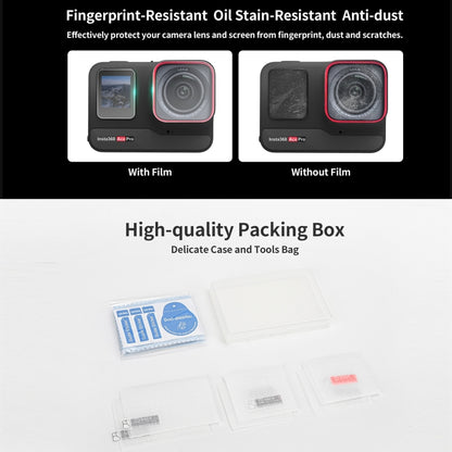 For Insta360 Ace Sunnylife 3 in 1 Rear & Front Screen Lens Explosion proof Film(2 Sets) - Protective Film & Stickers by Sunnylife | Online Shopping UK | buy2fix