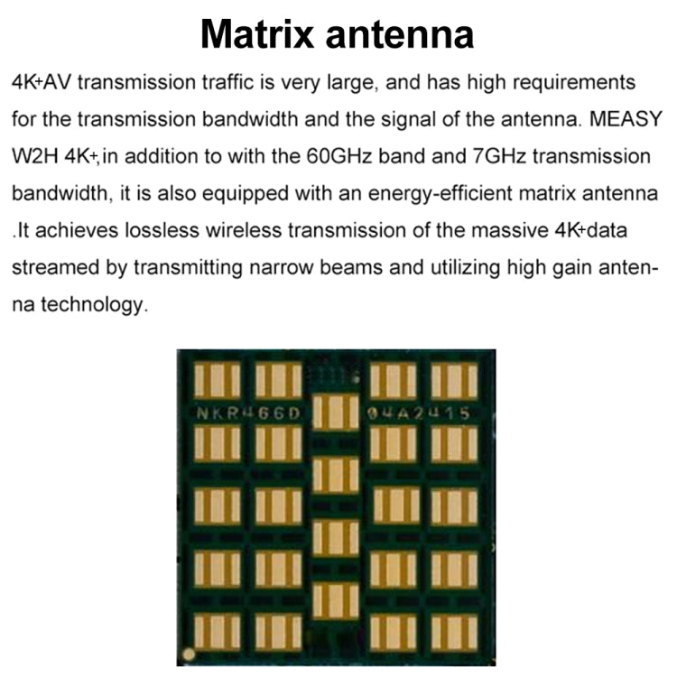 Measy W2H 60GHz 4K+ Ultra HD Wireless Transmission Kit, Transmission Distance: 50m(UK Plug) - Set Top Box & Accessories by Measy | Online Shopping UK | buy2fix