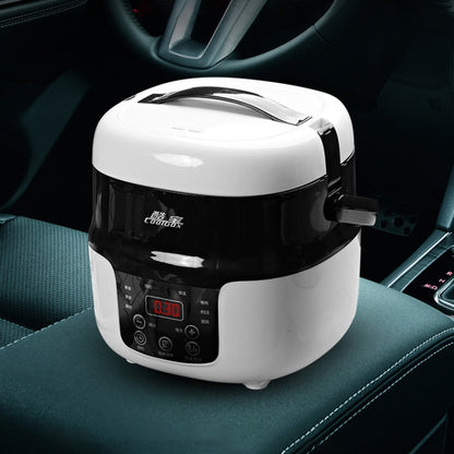 COOLBOX Vehicle Multi-function Mini Rice Cooker Capacity: 2.0L, Version:12-24V General Standard - Rice Cookers by buy2fix | Online Shopping UK | buy2fix