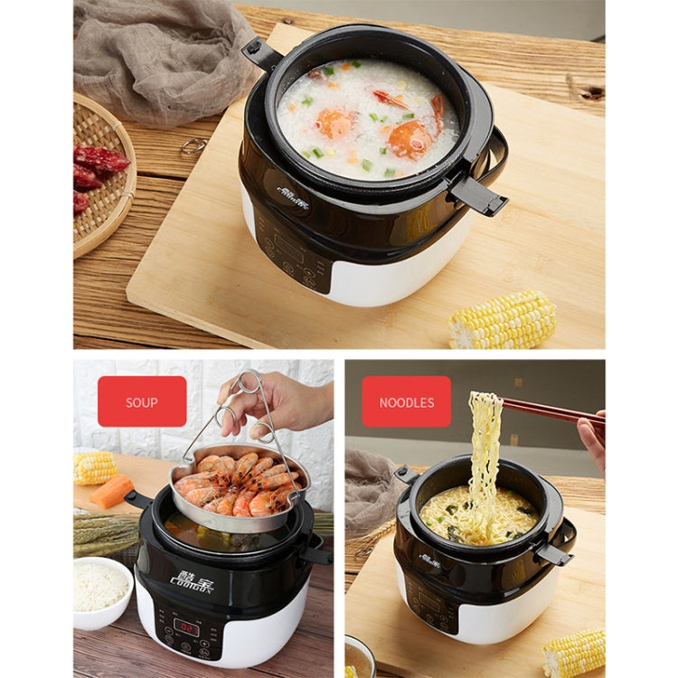 COOLBOX Vehicle Multi-function Mini Rice Cooker Capacity: 2.0L, Version:12-24V General Standard - Rice Cookers by buy2fix | Online Shopping UK | buy2fix