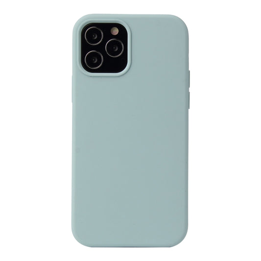 For iPhone 12 / 12 Pro Solid Color Liquid Silicone Shockproof Protective Case(Emerald Green) - iPhone 12 / 12 Pro Cases by buy2fix | Online Shopping UK | buy2fix