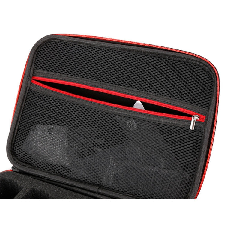 For DJI Mavic Air 2 Portable PU Shoulder Storage Bag Protective Box(Black Red) - DJI & GoPro Accessories by buy2fix | Online Shopping UK | buy2fix