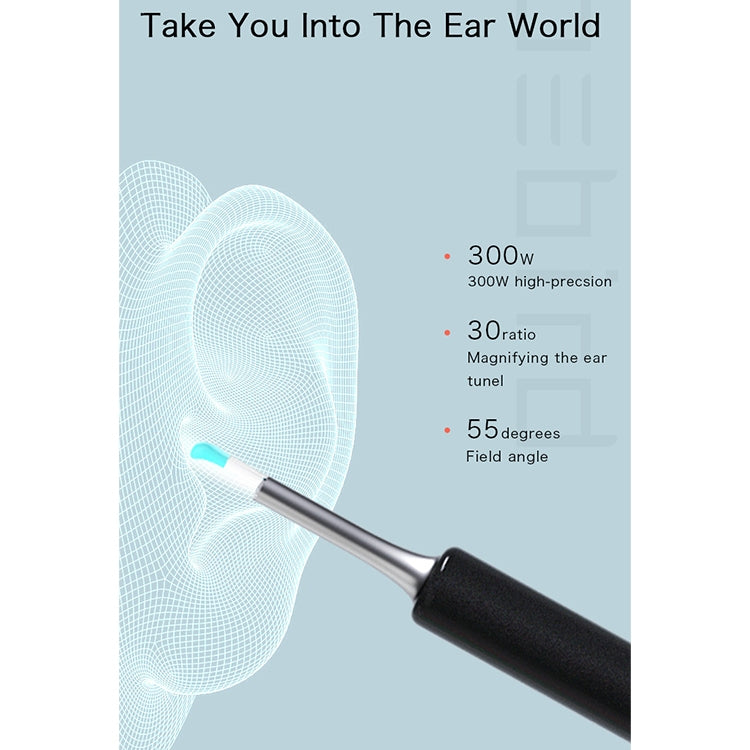 Bebird C3 4.5mm Wireless Wifi High-definition Visual Ear Spoon 3 Million Pixels Out Ear Visual Ear Spoon with IP67 Waterproof(White) - Ear Care Tools by Bebird | Online Shopping UK | buy2fix