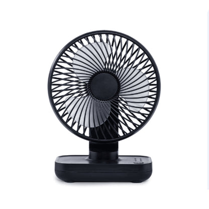 D606 4W USB Rechargeable Portable Four-speed Adjustable Desktop Fan(Black) - Consumer Electronics by buy2fix | Online Shopping UK | buy2fix