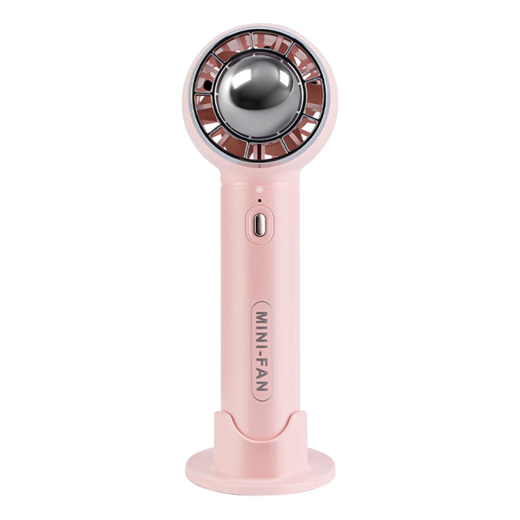 F23 Handheld Rurbo Mini Electric Fan (Pink) - Consumer Electronics by buy2fix | Online Shopping UK | buy2fix