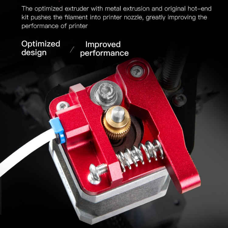 Creality All Metal Red Block Bowden Extruder Kit for Ender-3 / Ender-3 Pro / Ender-3 V2 / CR-10 Pro V2 3D Printer - Consumer Electronics by Creality | Online Shopping UK | buy2fix