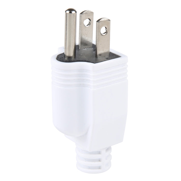 US Plug Male AC Wall Universal Travel Power Socket Plug Adapter (White) - Consumer Electronics by buy2fix | Online Shopping UK | buy2fix