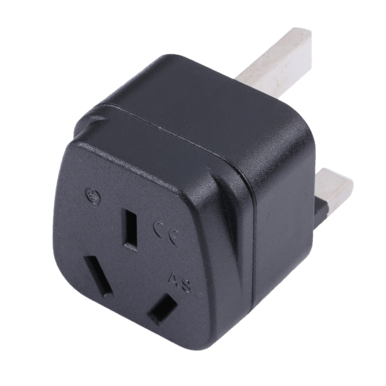 Portable Three-hole AU to UK Plug Socket Power Adapter - Consumer Electronics by buy2fix | Online Shopping UK | buy2fix