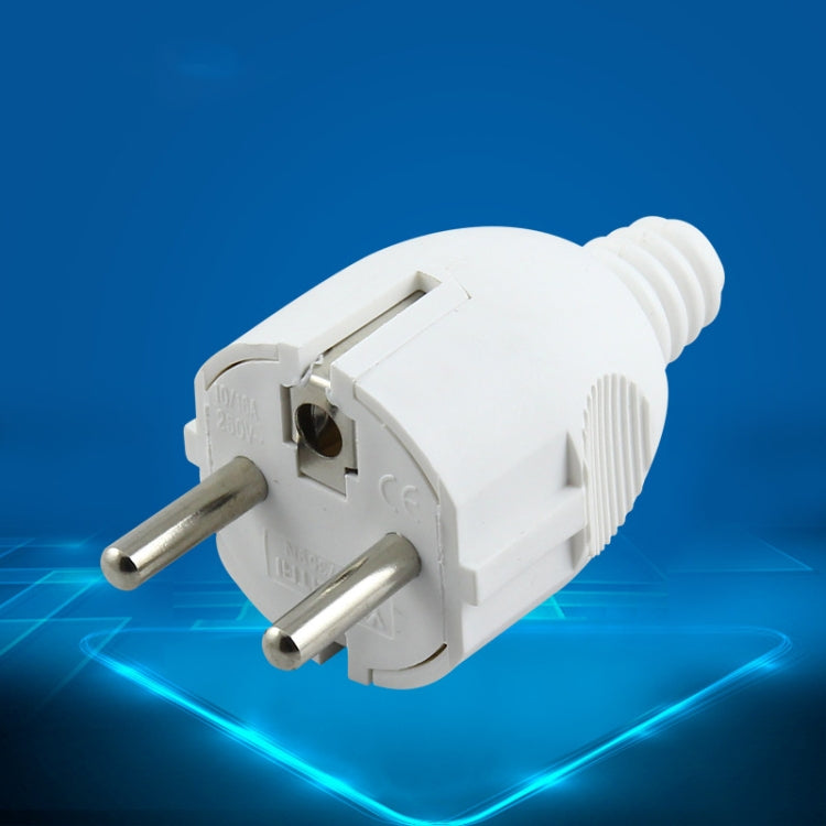 Side Wiring Tripolar Power Plug, EU Plug - Consumer Electronics by buy2fix | Online Shopping UK | buy2fix