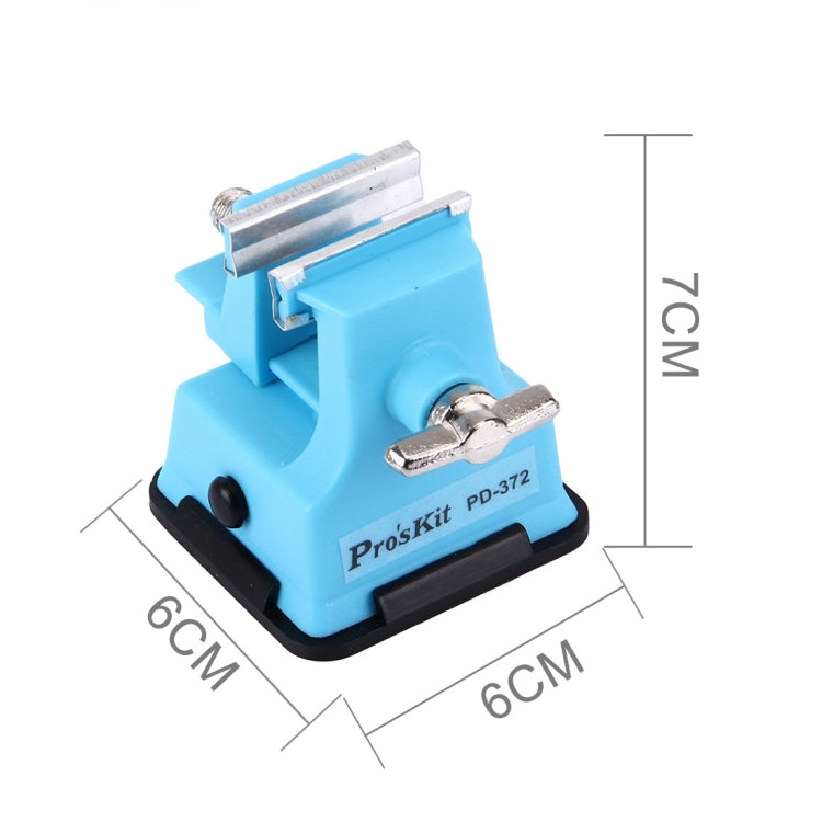 Proskit PD-372 Mini Table Vice, Maximum Opening Diameter: 25mm - Soldering Iron Stand by ProsKit | Online Shopping UK | buy2fix