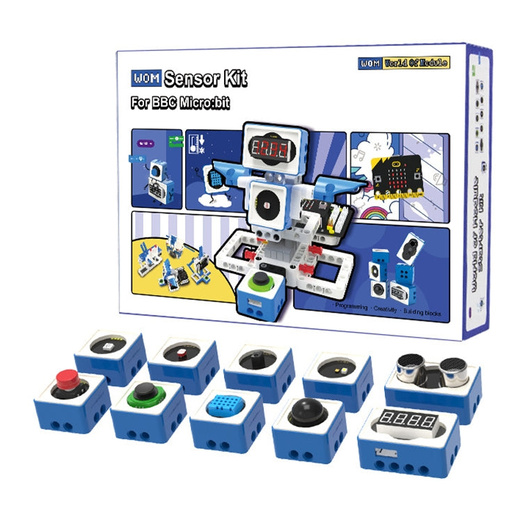 Yahboom Building Block Sensor Module Kit, Compatible with Micro:bit V2/V1.5 Arduino UNO Raspberry Pi Pico, without micro:bit - Others by YAHBOOM | Online Shopping UK | buy2fix