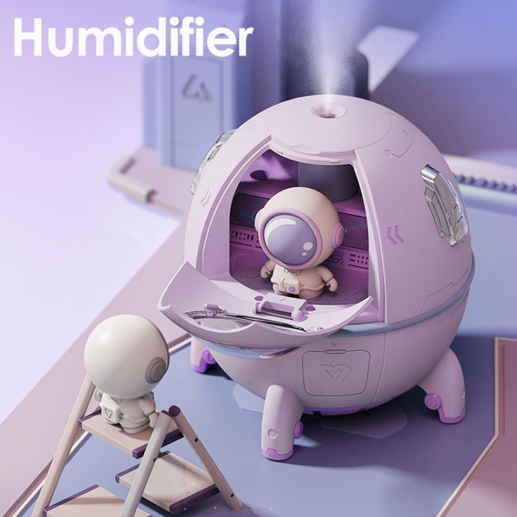 Lunar Type-C Desktop Humidifier Ambient Lamp (Grey) - Dehumidifiers by buy2fix | Online Shopping UK | buy2fix