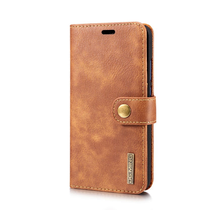 Crazy Horse Texture Flip Detachable Magnetic Leather Case for Huawei P20 Pro, with Holder & Card Slots & Wallet(Brown) - Huawei Cases by DG.MING | Online Shopping UK | buy2fix