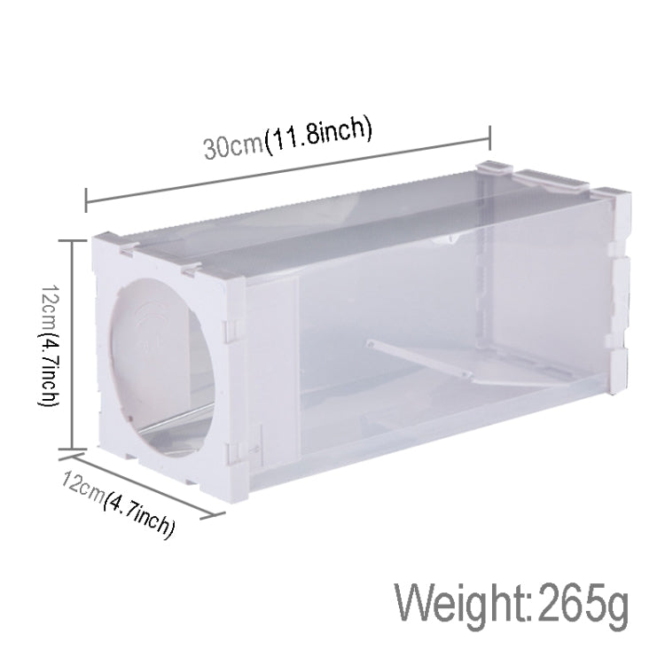 Door Humane Animal Live Cage, Rat, Mouse and More Small Rodents PP Material Transparent Cage Trap - Home & Garden by buy2fix | Online Shopping UK | buy2fix