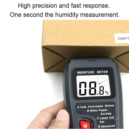 Rechargeable Wood Moisture Tester Moisture Measurement for Wood Flooring and Carton without Battery - Consumer Electronics by buy2fix | Online Shopping UK | buy2fix