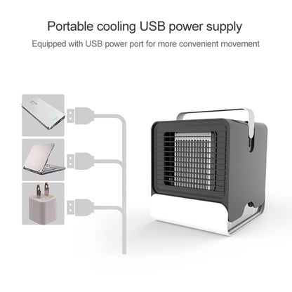 Spades A New Negative ion Air Conditioning Fan Household Humidification Air Cooler(Black) - Consumer Electronics by buy2fix | Online Shopping UK | buy2fix