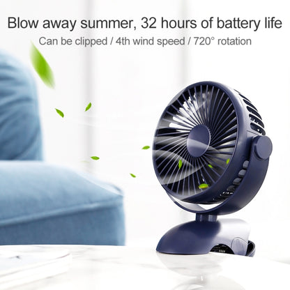 OCUBE D603 4W USB Charging Portable Desktop Fan Clip Fan,  with 4 Speed Control (Green) - Consumer Electronics by OCUBE | Online Shopping UK | buy2fix