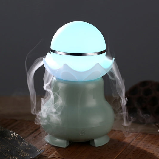 4W USB Charging Night Luminescent Pearl Ultrasonic Aromatherapy Humidifier with LED Colorful Light for Home / Office, Water Tank Capacity: 95ml, DC 5V(Mint Green) - Home & Garden by buy2fix | Online Shopping UK | buy2fix