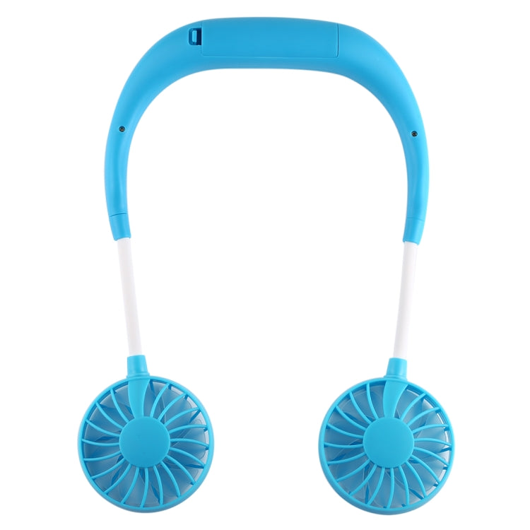 Multi-function Portable Adjustable Wearable Sport Fan(Blue) - Consumer Electronics by buy2fix | Online Shopping UK | buy2fix