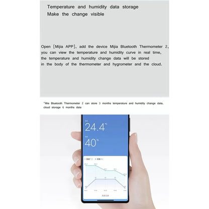 Original Xiaomi Mijia Bluetooth Temperature and Humidity Thermometer 2 - Consumer Electronics by Xiaomi | Online Shopping UK | buy2fix