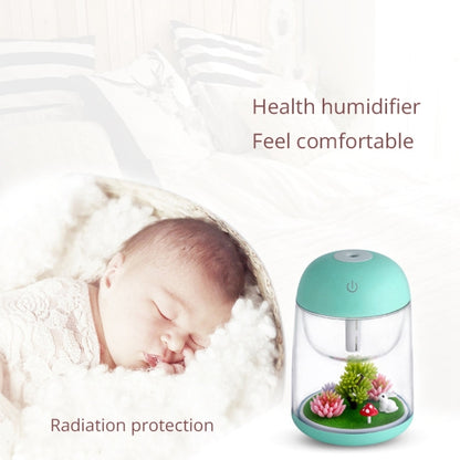 Imycoo WT602 2W Portable Mini Micro Landscape Design USB Charge Aromatherapy Air Humidifier with LED Colorful Light, Water Tank Capacity: 180ml, DC 5V(Green) - Home & Garden by buy2fix | Online Shopping UK | buy2fix