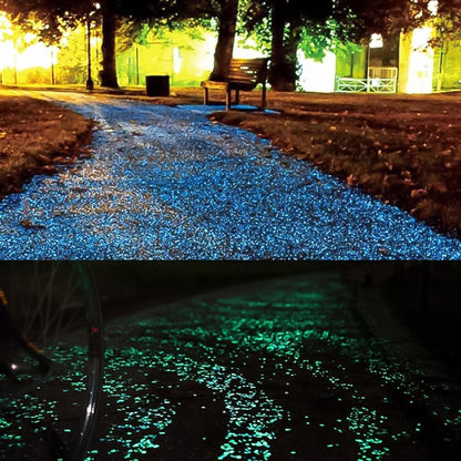 100 PCS Glow in The Dark Garden Pebbles for Walkways & Decoration and Plants Luminous Stones(Baby Blue) - Home & Garden by buy2fix | Online Shopping UK | buy2fix