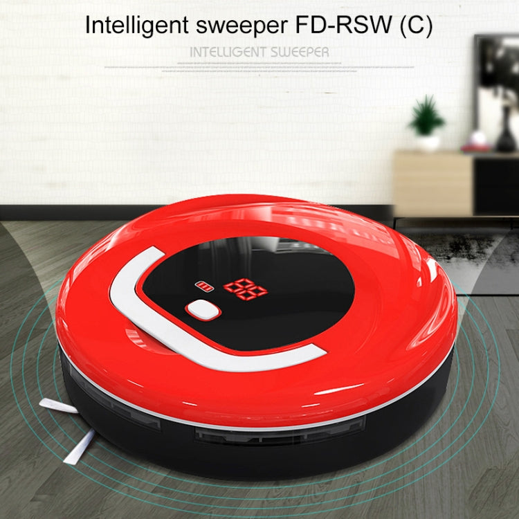 FD-RSW(C) Smart Household Sweeping Machine Cleaner Robot(Red) - Consumer Electronics by buy2fix | Online Shopping UK | buy2fix