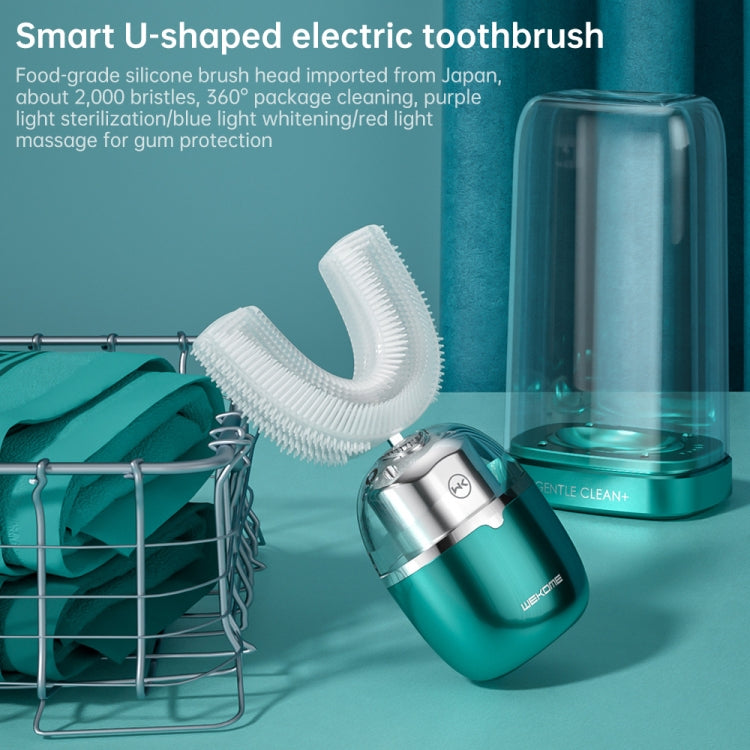 WK WT-C01 Smart U-shaped Electric Toothbrush for Adult (White) - Toothbrushes by WK | Online Shopping UK | buy2fix
