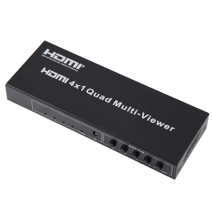 4 in 1 Out HDMI Quad Multi-viewer with Seamless Switcher, UK Plug -  by buy2fix | Online Shopping UK | buy2fix