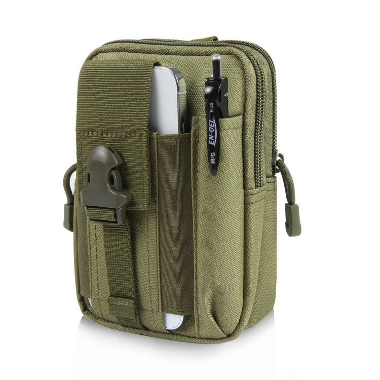 HAWEEL Hiking Belt Waist Bag Outdoor Sport Motorcycle Bag 7.0 inch Phone Pouch (Army Green) - Waist Bags by HAWEEL | Online Shopping UK | buy2fix