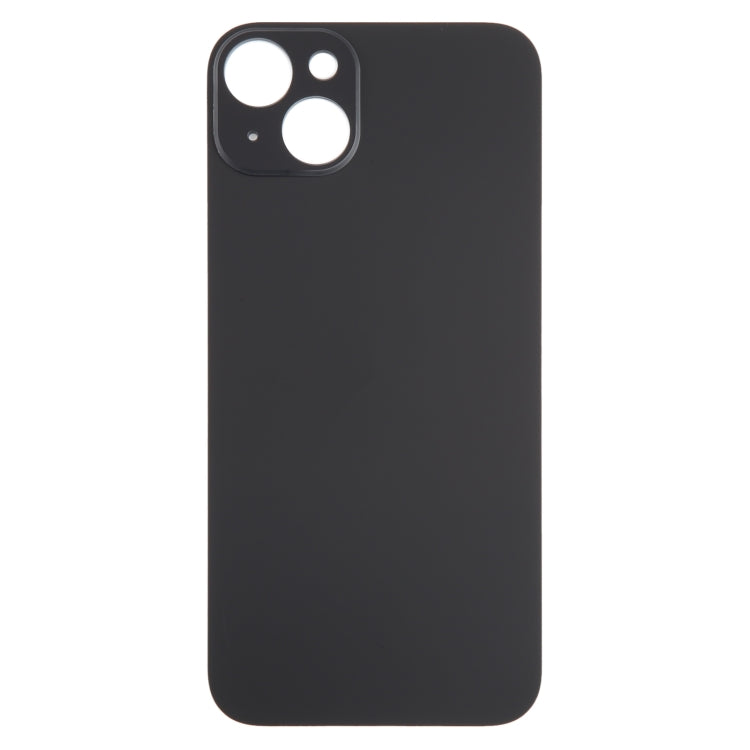 For iPhone 15 Plus Glass Battery Back Cover(Black) -  by buy2fix | Online Shopping UK | buy2fix